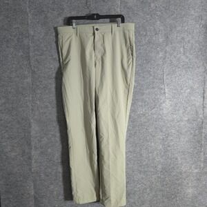 Banana Republic Performance Golf Pants Men's 36x34 Beige Polyester Lightweight‎